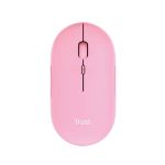 Mouse ultrasottile wireless ricaricabile Trust Puck - ricevitore USB A 2.0 rosa - 24125
