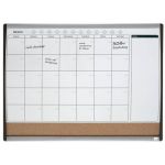 Lavagna magnetica combinata con calendario mensile Nobo Nobo 58,5x43 cm 1903813
