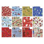 Rotolo carta da regalo Rex-Sadcoh Raso Big Bimbi 300x100 cm fantasia natalizia assortita - R3M01NT2