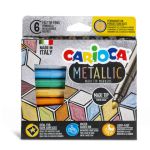 Pennarelli punta fine Carioca Metallic - colori assortiti