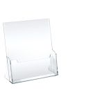Portadepliant Lebez in plastica con scomparto per formato A4 - 23x25,5 cm - 5021