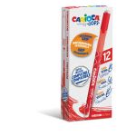 Penne cancellabili Carioca OOPS con inchiostro termosensibile M 0,7 mm conf. da 12 pz rosso - 43039/03