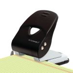 Perforatore a due fori nero