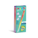 Penna cancellabile Carioca Oops Easy punta media 0,7 mm conf. da 12 pz rosso 43500/03