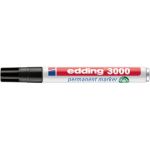 Marcatore permanente edding 3000 punta conica 1,5-3 mm nero E-3000 001