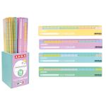 Barattolo 24 righelli 16 cm Arda Pastel Bicolor 2.0 colori assortiti R17PBAR