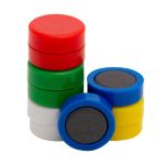 Magneti per lavagne bianche 20 mm Q-Connect colori assortiti - conf. 10 pezzi -  - KF02637