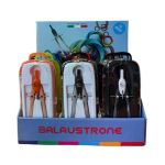 Balaustrone ad aste fisse con 2 accessori