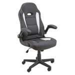 Poltrona direzionale Unisit CH3 Eco smart in PU con braccioli nero/bianco CH3/KN