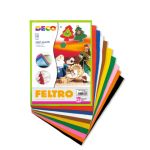 Fogli in feltro ad alto spessore Deco 21x30 cm - conf. 10 fogli in colori assortiti - 07653