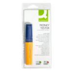 Verifica banconote in blister Q-Connect a penna giallo/blu KF14620