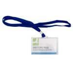 Portabadge rigido in PP 94x60 mm con cordoncino