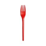 Forchette Ecolor 16 cm rosso - conf. 20 pz - 76387