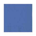 Tovaglioli in carta di pura cellulosa Ecolor 2 veli 33x33 cm - blu - conf. 40 pz - 74507