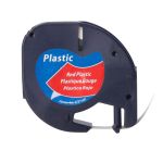 Nastro compatibile con etichettatrici Dymo LetraTag 12 mm x 4 m