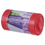 Sacchi immondizia per rifiuti sanitari Donau Expert colore rosso