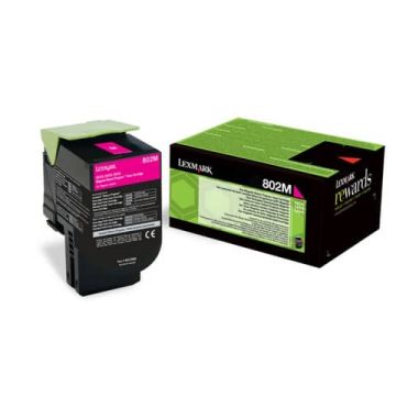 Toner return program 802M Lexmark magenta 80C20M0