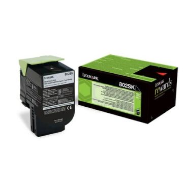 Toner standard return program 802SK Lexmark nero 80C2SK0