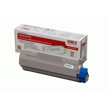 Toner Oki giallo  43872305
