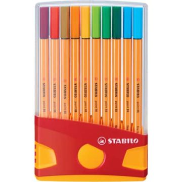 Fineliner Stabilo Point 88® 0,4 mm conf. 20 colori assortiti 8820-03  -14
