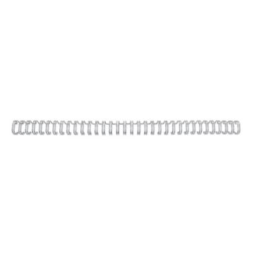 Spirali metalliche a 34 anelli GBC WireBind 14 mm a4 argento conf da 100 spirali - RG810997