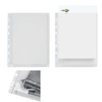 Buste con soffietto in PVC Sei Rota Ercole GS A4 con soffietto - altissima capacità trasparente  10 pz. - 502240