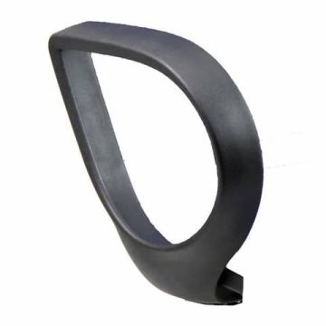 Coppia braccioli fissi ovali Unisit Jack nero - ACCBRJCF2