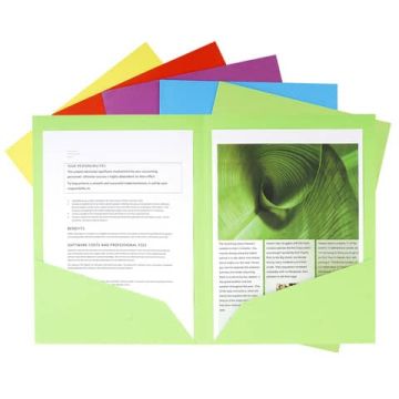 Cartelline doppia tasca Exacompta ROCK''S cartoncino 210 g/m² A4 colori assortiti conf. 25 - 415000E