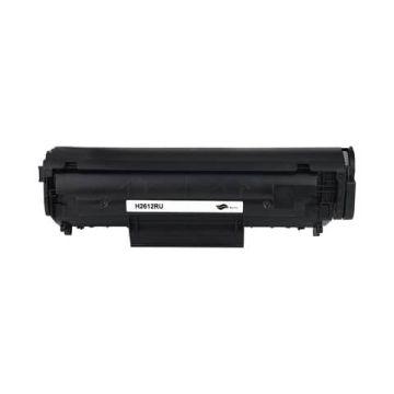 Toner Aster compatibile HP Q2612A Canon 0263B002 7616A005 Q2612A, Canon FX10, nero - H2612UI