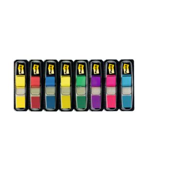 Segnapagina Post-it® Index Mini 683 con dispenser - Value pack 5+3  assortiti - 683-5+3