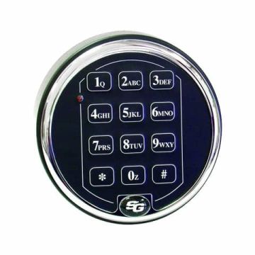 Serratura elettronica S&G Spartan 1006 tastiera 6120-232 SB Pro Security Italia sporgenza 39 mm - 900001-00360