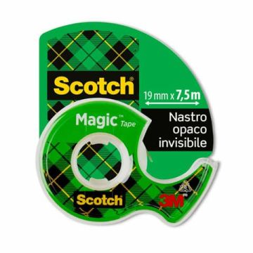 Nastri adesivo trasparente Scotch Magic™ 810 19 mm x 7,5 m in minichiocciola trasparente 7100086322