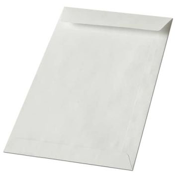 Busta a sacco Blasetti Kraft bianco non gommata 60 g/m2 in conf. 1000 buste 130x180 mm - 311