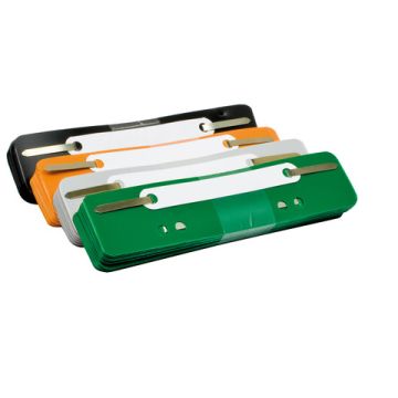Pressini fermafogli Lebez 38x150 mm - colori assortiti - conf. 250 pezzi - 361-ASS-B