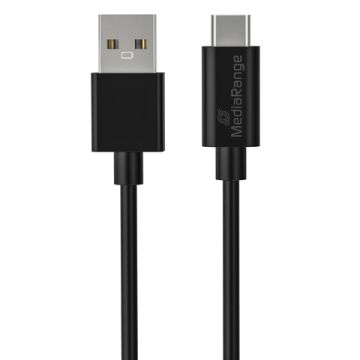 Cavo di ricarica e sincronizzazione Media Range USB 3.1 C/USB 3.0 A 1,2m nero - MRCS160
