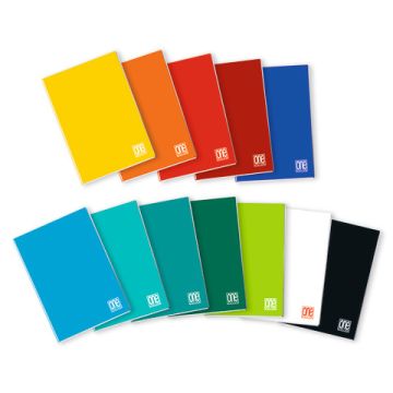 Quaderno Mini One Color 12x17 cm - 80 g/m2 - 20 ff - 5 mm 1401