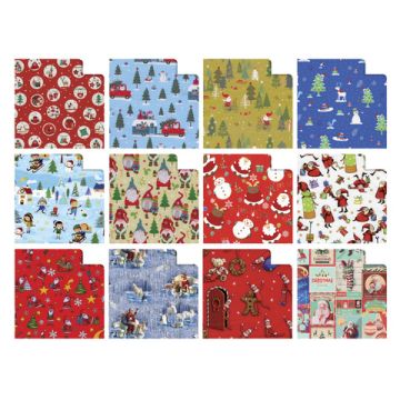 Rotolo carta da regalo Rex-Sadcoh Raso Big Bimbi 300x100 cm fantasia natalizia assortita - R3M01NT2