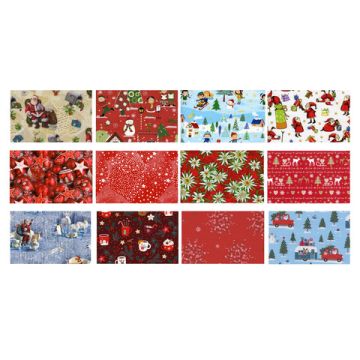 Rotolo carta da regalo Florio Carta fantasia natalizia - 70 cm x 2 m - 0136