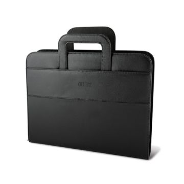 Portablocco con manici Niji 36x28,5x6 cm - colore nero 4853-N