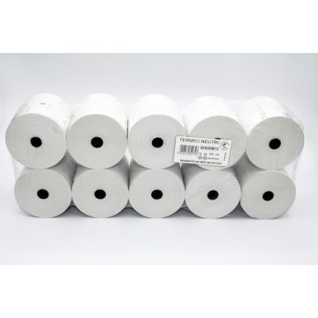 Rotoli stampante termica non fiscale Rotolificio Pugliese conf. 10 pz - 80 mm x 80 m - 8080DM