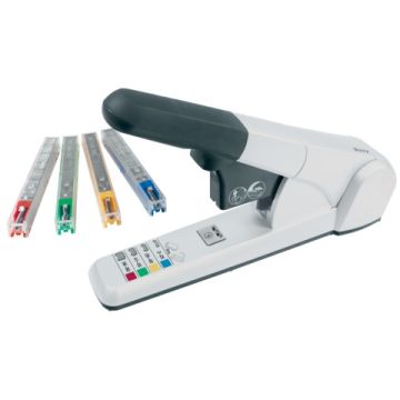 Cucitrice da tavolo blocchi max 80 fogli Leitz 5551 grigio chiaro 55510084