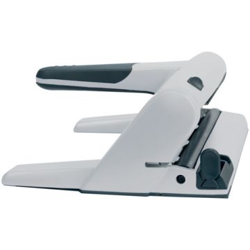 Perforatore a 4 fori a distanza variabile Leitz AKTO 5114 30 fogli grigio metallizzato - 51140184