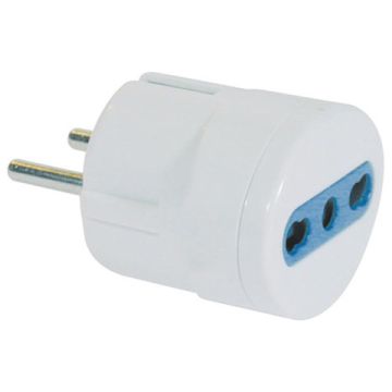Adattatore di rete bianco spina franco/tedesco MKC 2P+T 16A 492518363