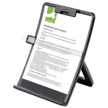 Leggio Desktop Easel Copyholder Q-Connect A4 grigio chiaro KF04521