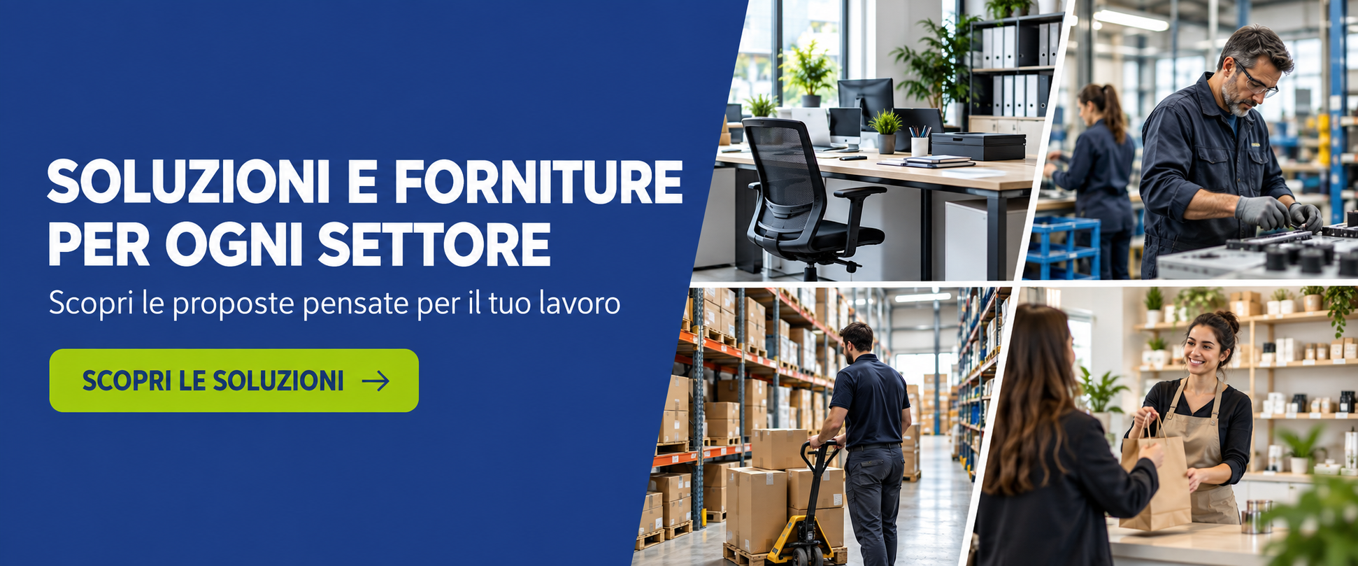 Soluzioni e forniture per ogni settore