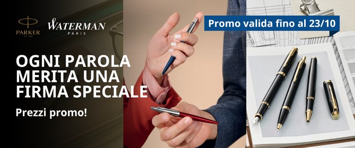 Parker e Waterman: l'eleganza tra le tue mani