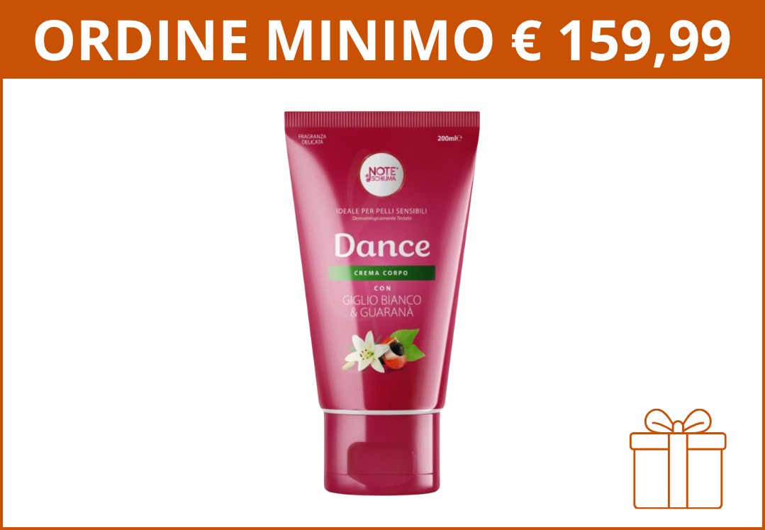 Crema corpo 200 ml - ordine minimo 159,99 euro