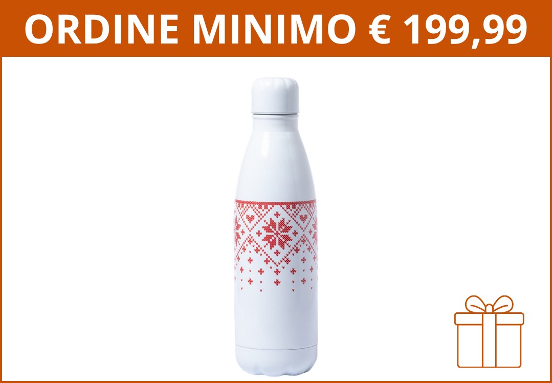 Borraccia in acciaio 790 ml - ordine minimo 199,99 euro